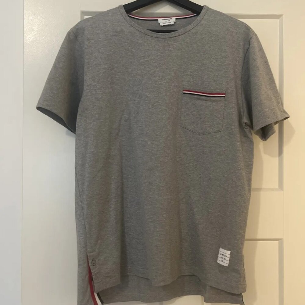 Thom Browne Pocket Square T-Shirt Size 3